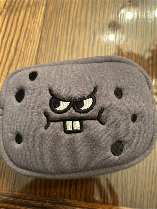 Sweet Monster/ Table talk Other - Kids / Adult Gray Plush Character Coin Pouch